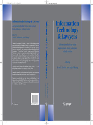 cover image of Information Technology and Lawyers